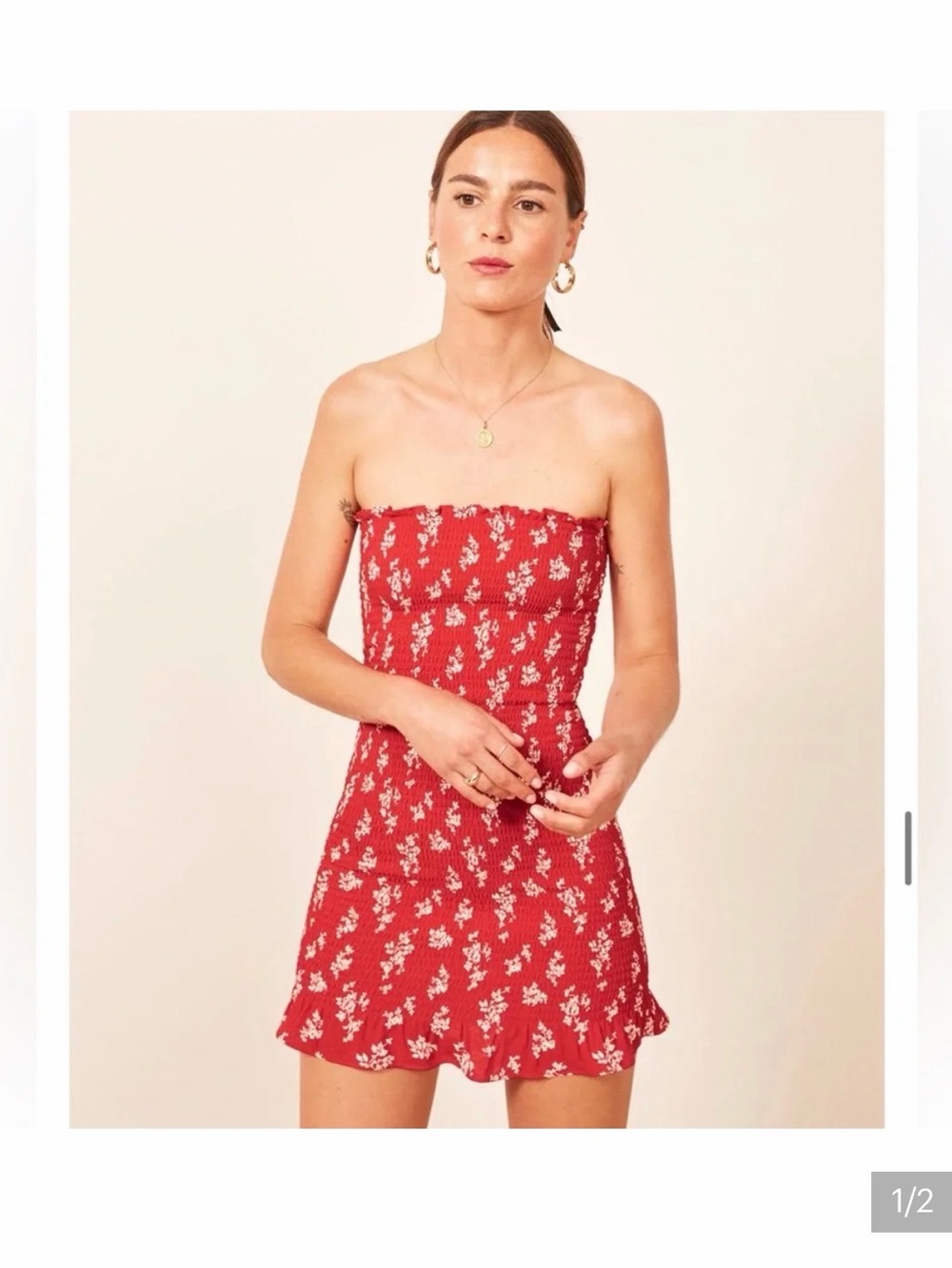 Reformation Tube Mini Dress